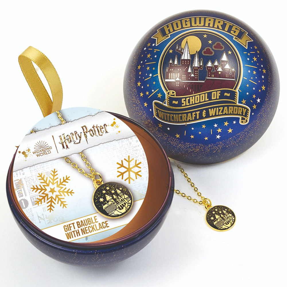 Official Harry Potter Christmas Gift Bauble Hogwarts Castle