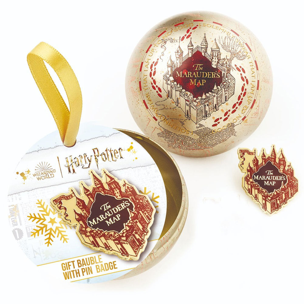 Official Harry Potter Christmas Gift Bauble Marauders Map