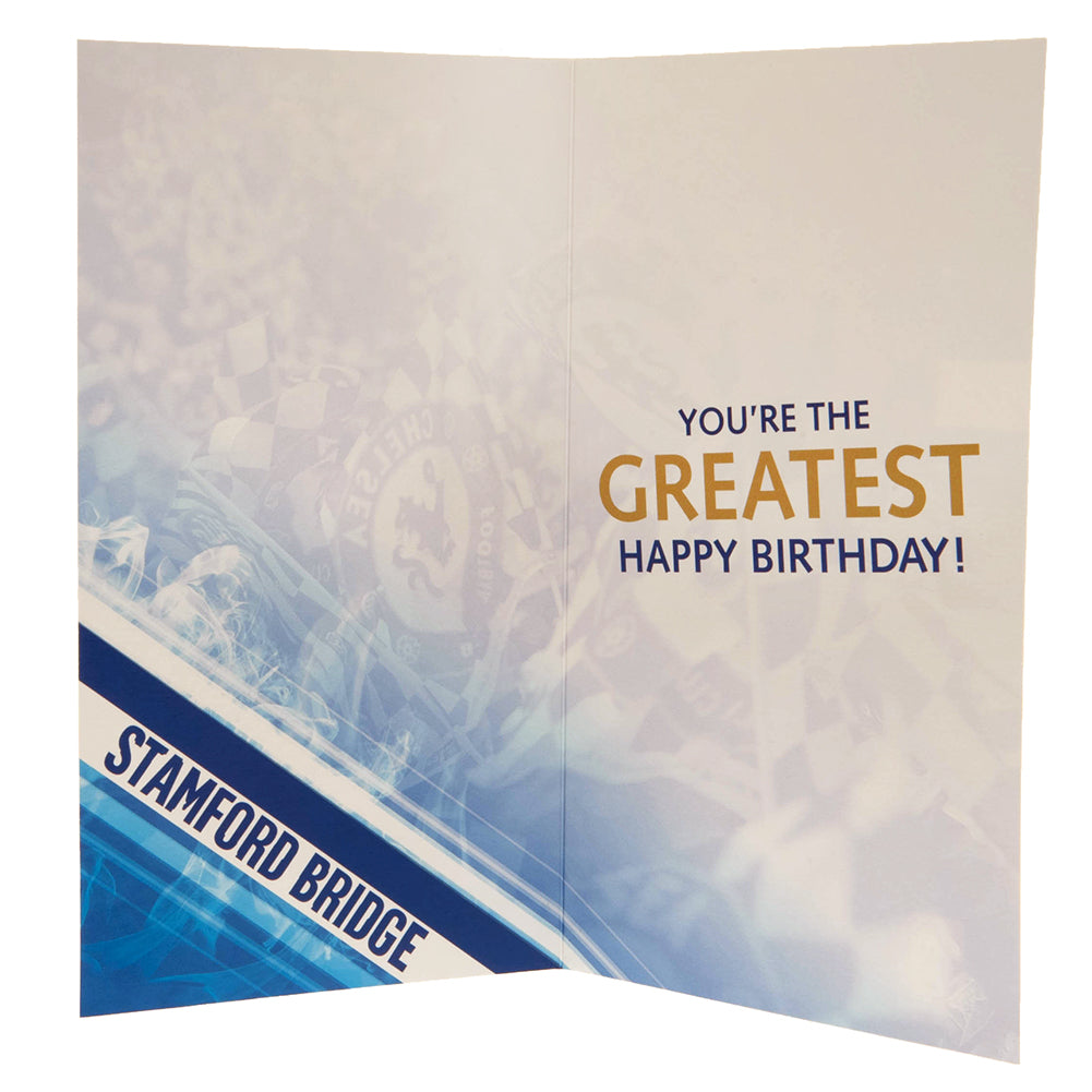 Official Chelsea FC No. 1 Dad Birthday Card