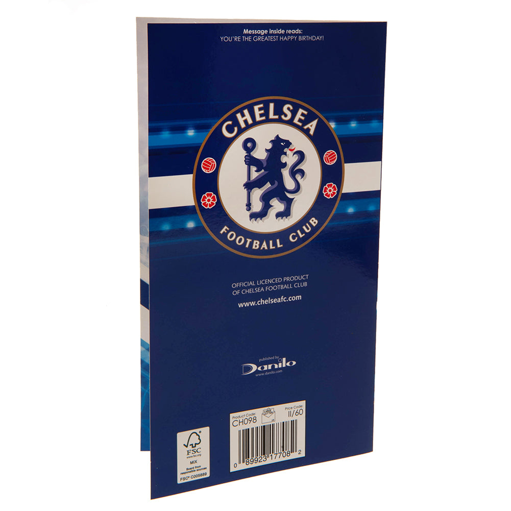 Official Chelsea FC No. 1 Dad Birthday Card