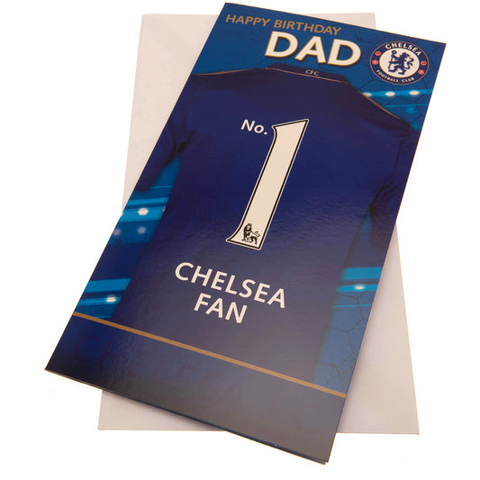 Official Chelsea FC No. 1 Dad Birthday Card