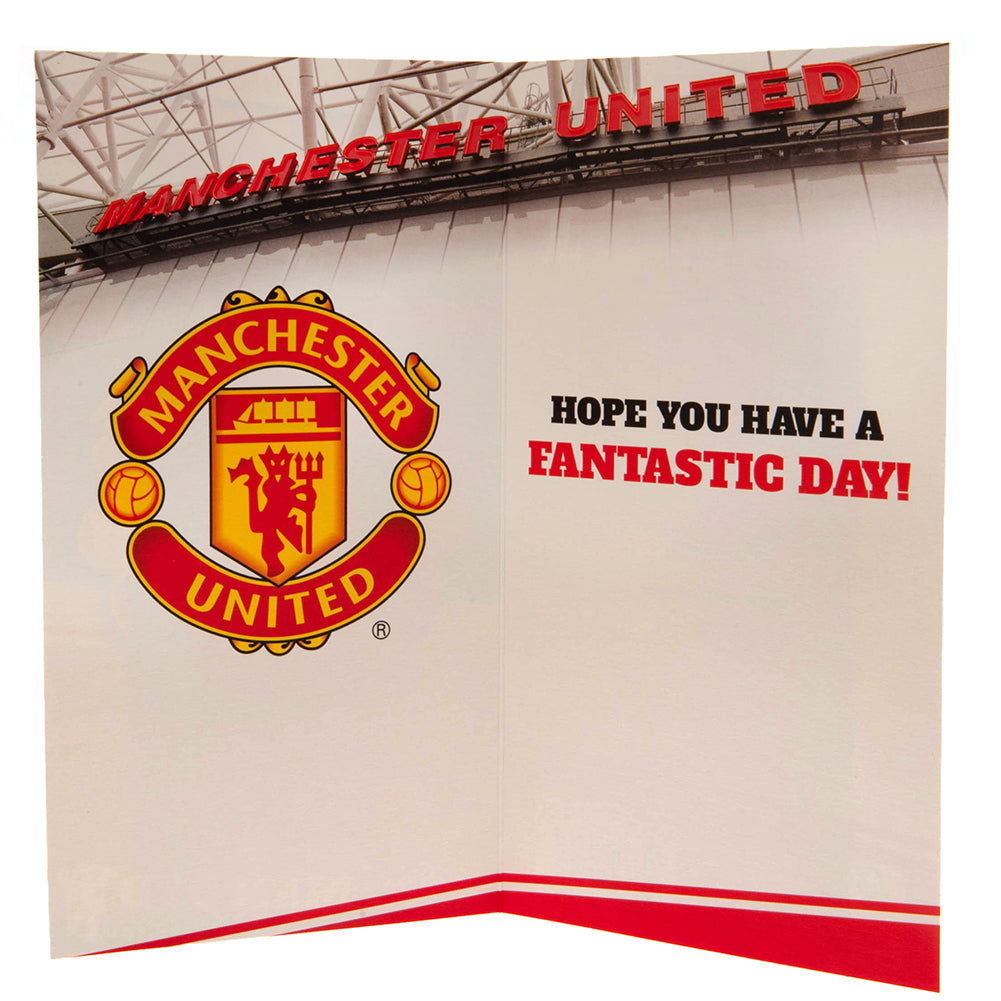 Official Manchester United FC No. 1 Fan Birthday Card