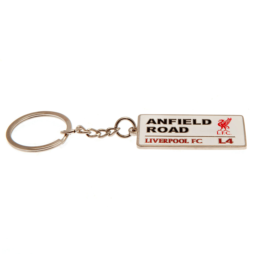 Official Liverpool FC Embossed Street Sign Keyring