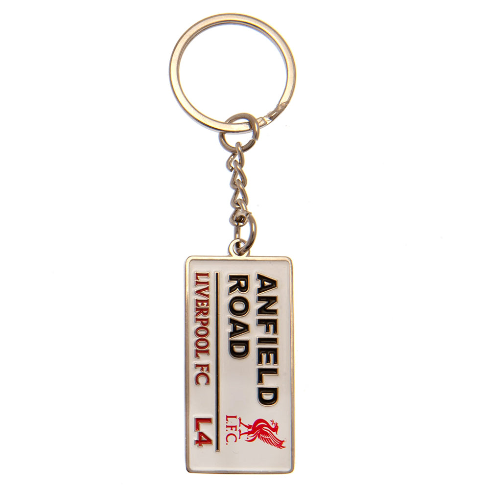 Official Liverpool FC Embossed Street Sign Keyring