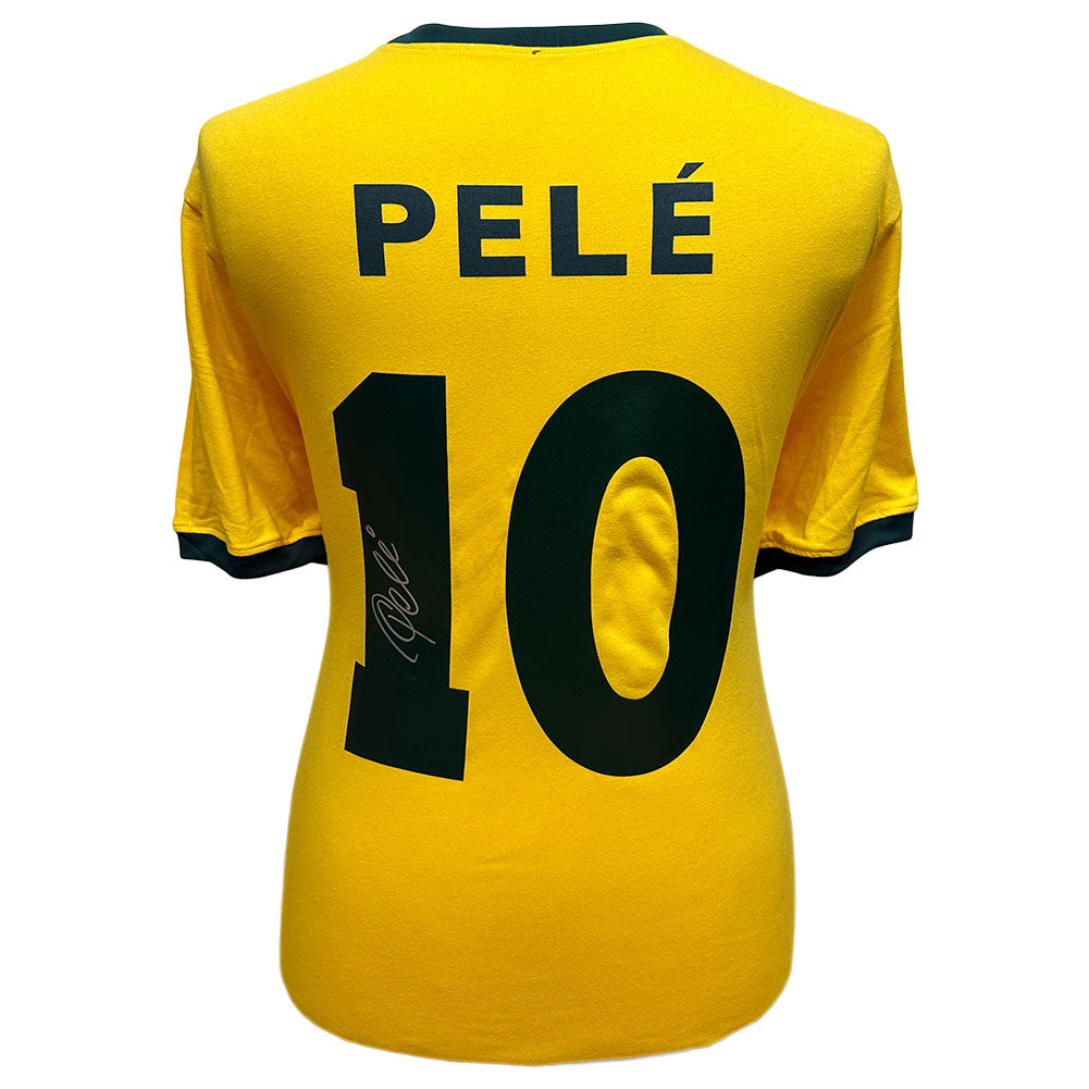 Official Brasil 1970 Pele Signed Shirt