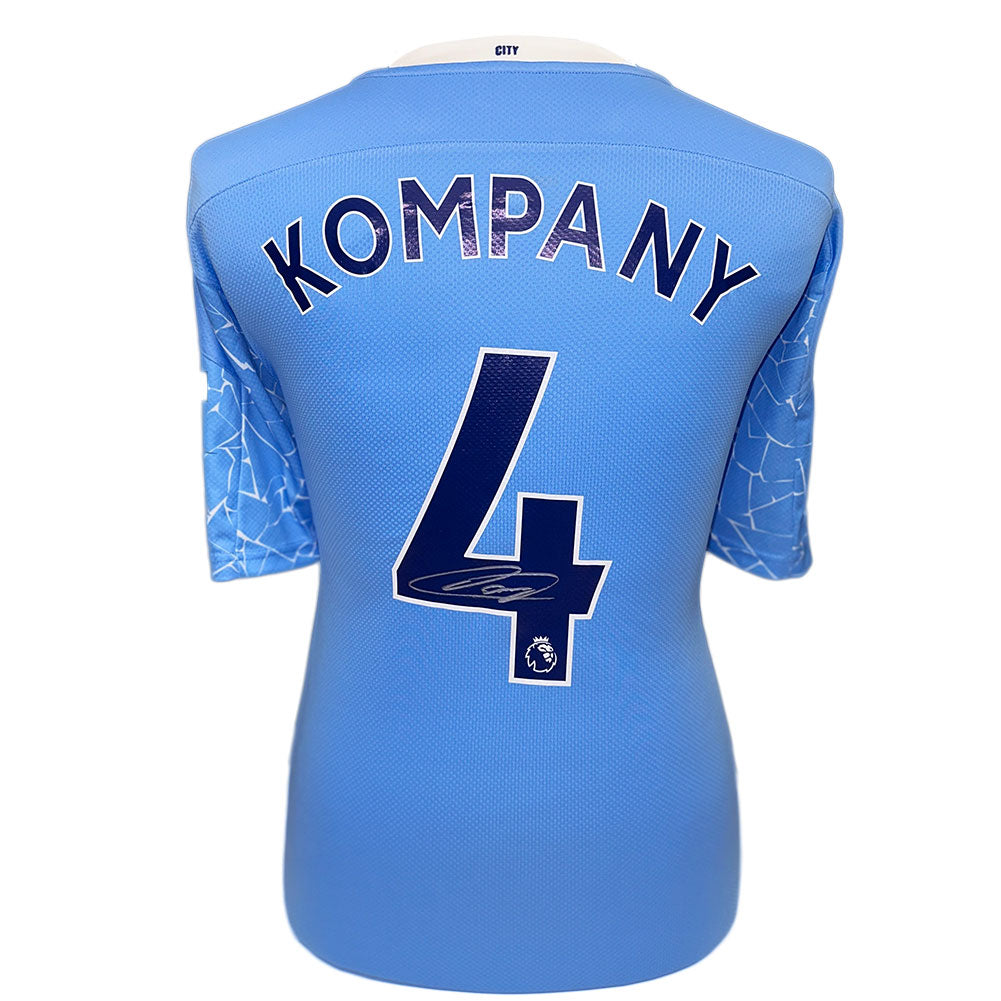 Official Manchester City FC Kompany Signed Shirt