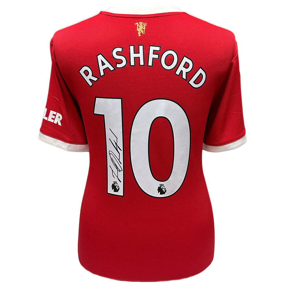 Official Manchester United FC Rashford Signed Shirt