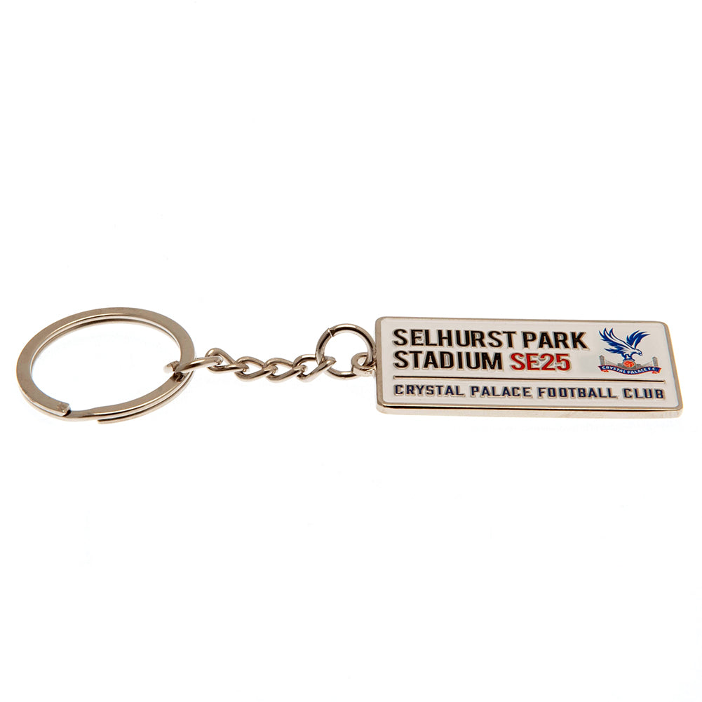 Official Crystal Palace FC Embossed Street Sign Keyring