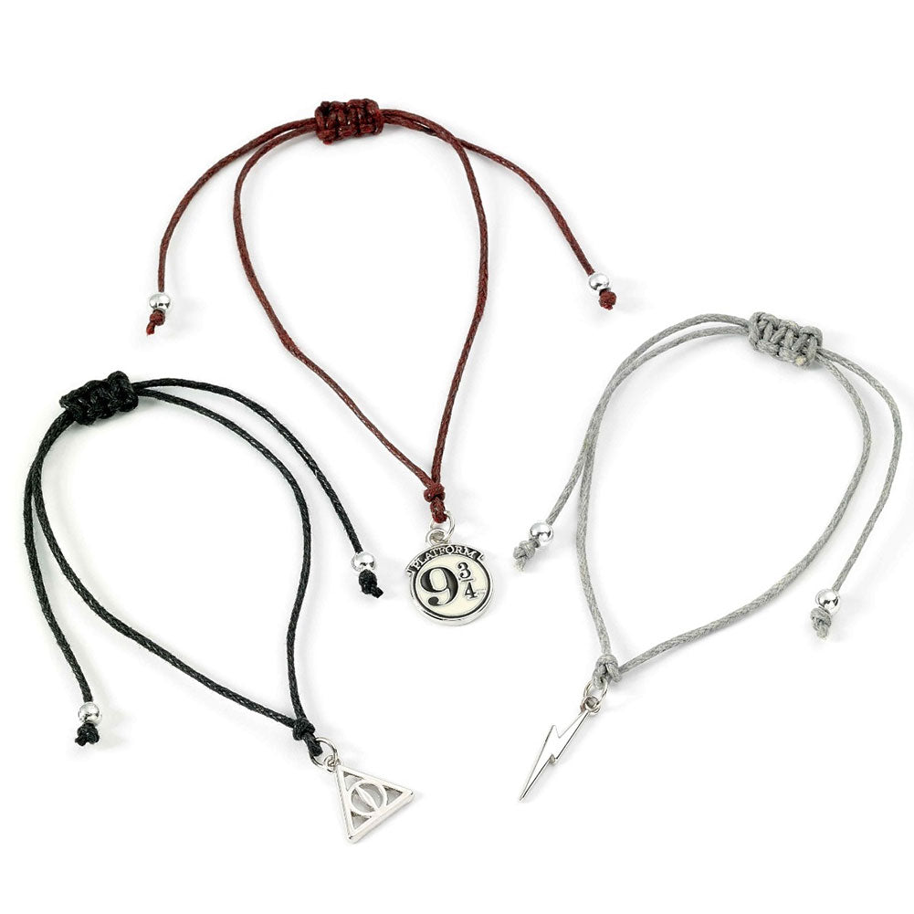 Official Harry Potter Friendship Bracelet Set Deathly Hallows