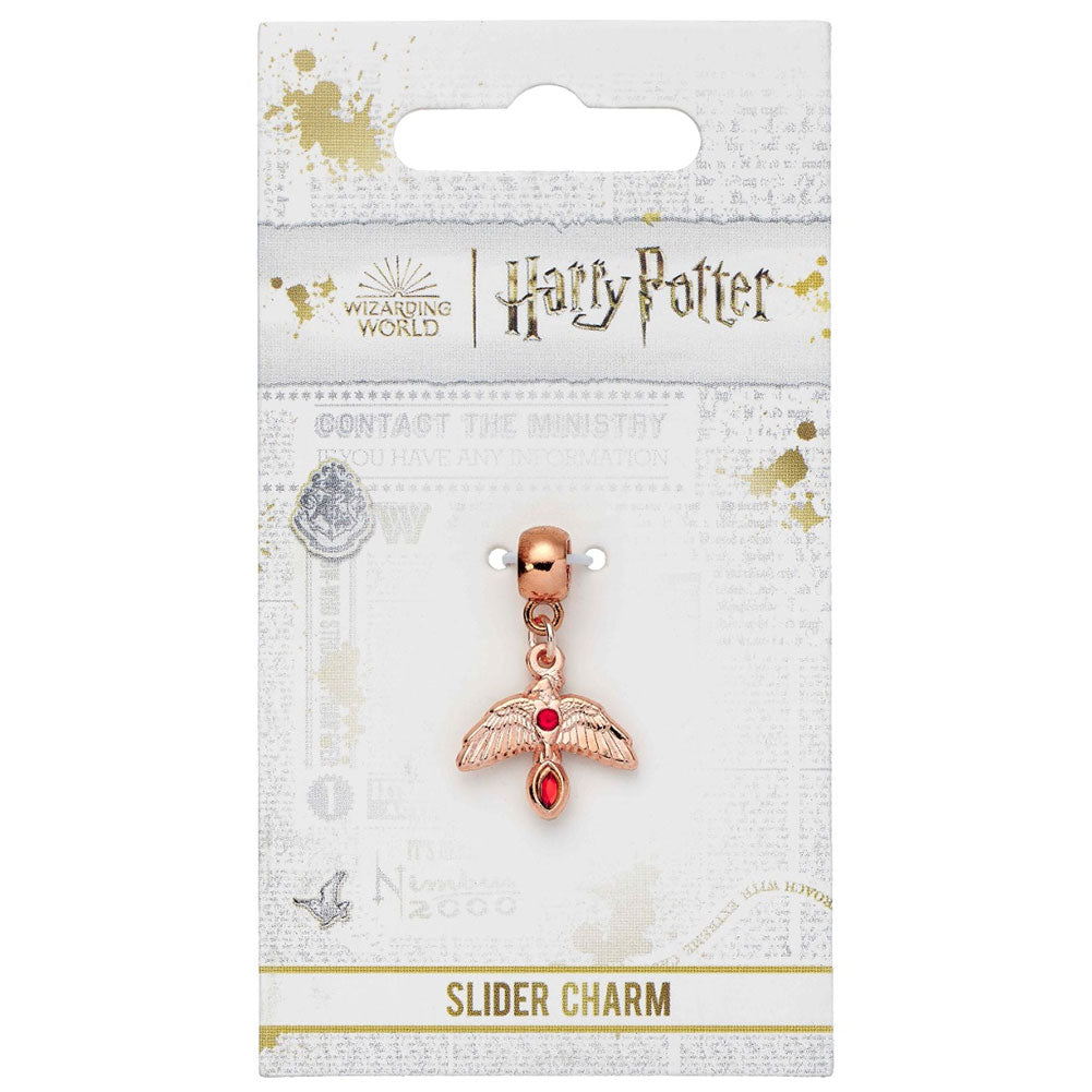 Official Harry Potter Rose Gold Plated Charm Fawkes