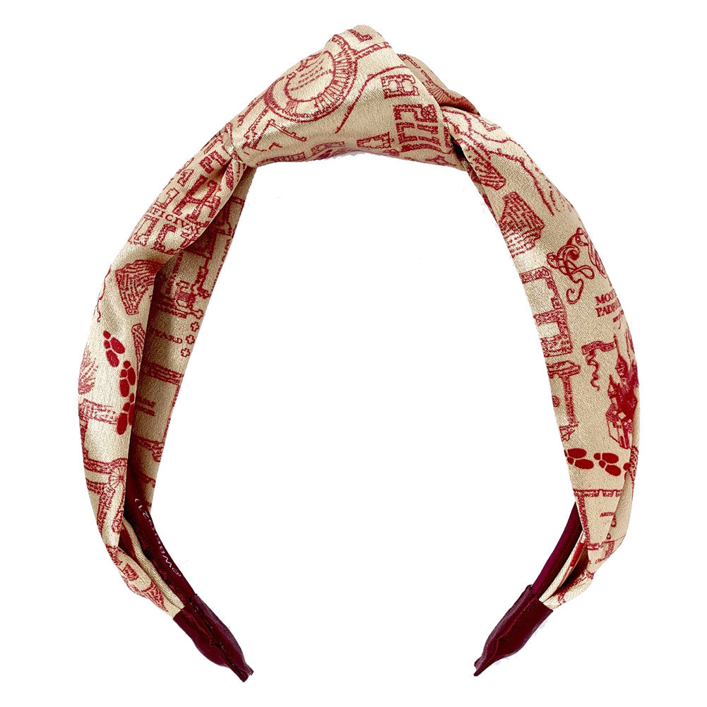 Official Harry Potter Knotted Headband Marauders Map