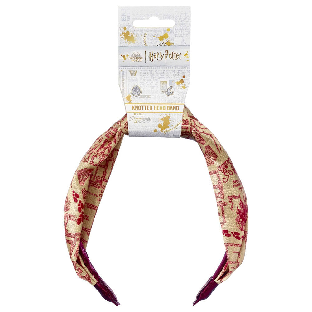 Official Harry Potter Knotted Headband Marauders Map