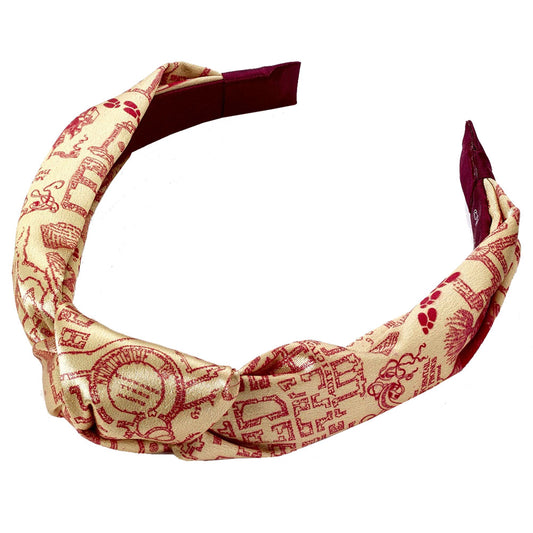 Official Harry Potter Knotted Headband Marauders Map