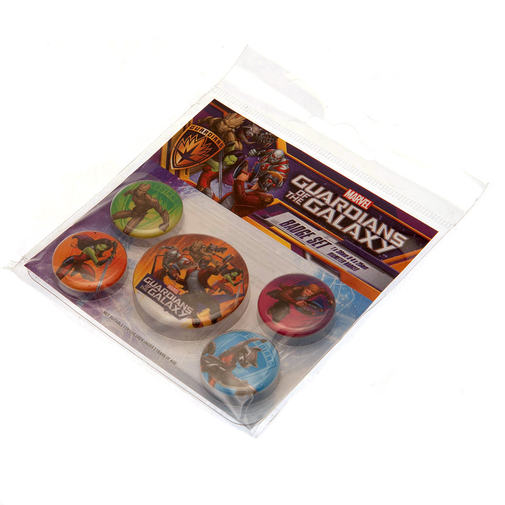 Official Guardians Of The Galaxy Button Badge Set