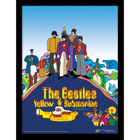 Official The Beatles Picture Yellow Submarine 16 x 12