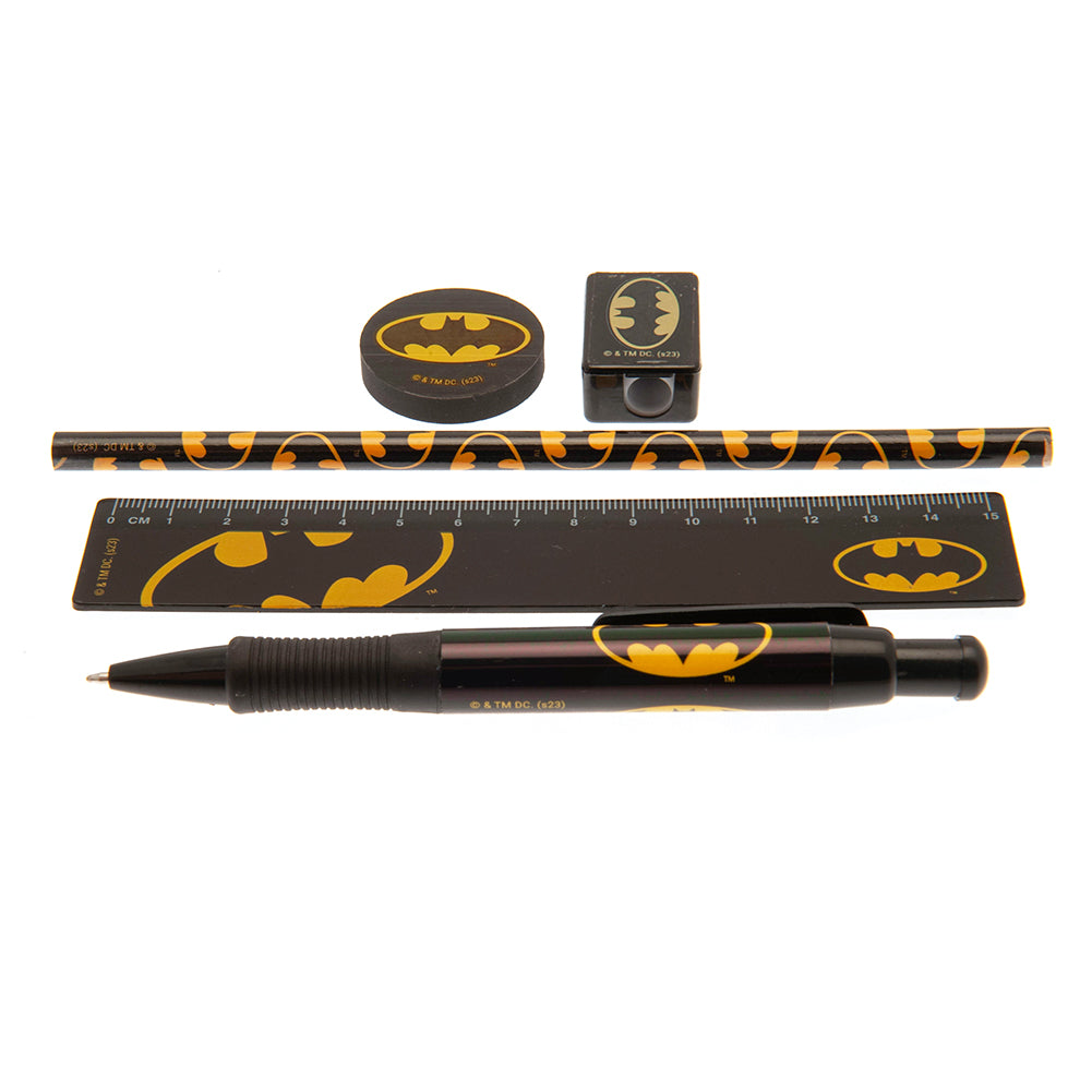 Official Batman 5pc Stationery Set