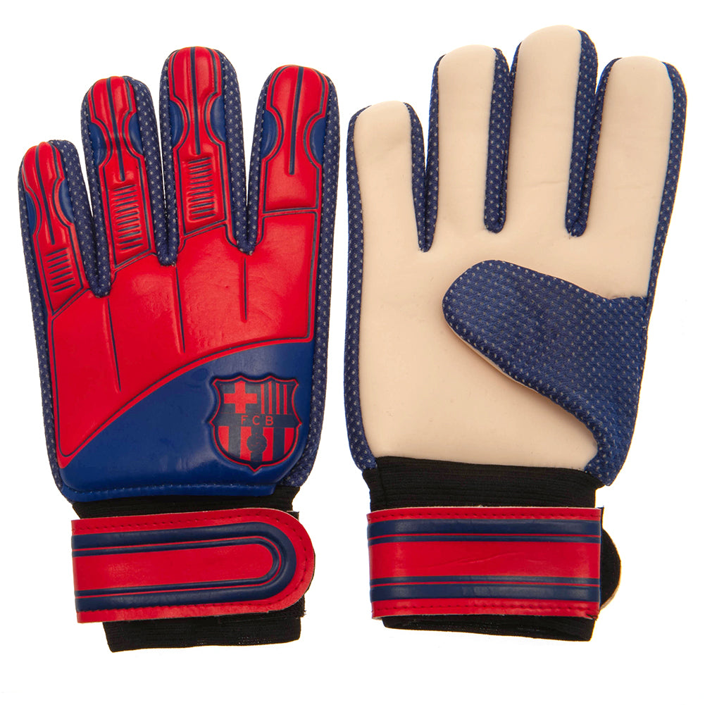 Official FC Barcelona Delta Goalkeeper Gloves Yths