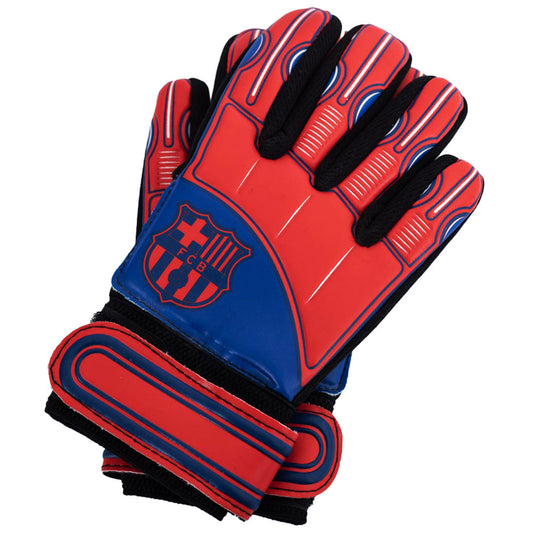 Official FC Barcelona Delta Goalkeeper Gloves Kids