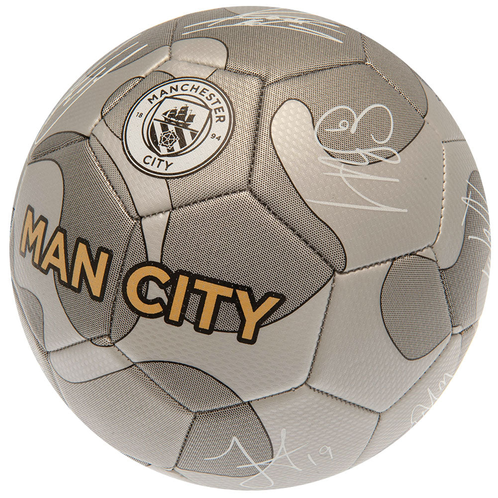 Official Manchester City FC Camo Sig Football