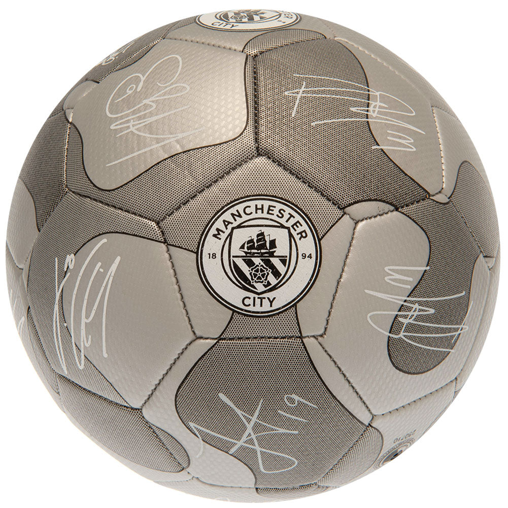 Official Manchester City FC Camo Sig Football