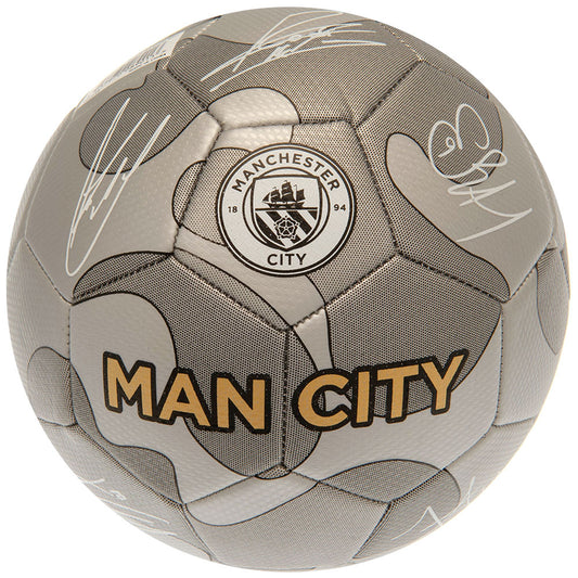 Official Manchester City FC Camo Sig Football