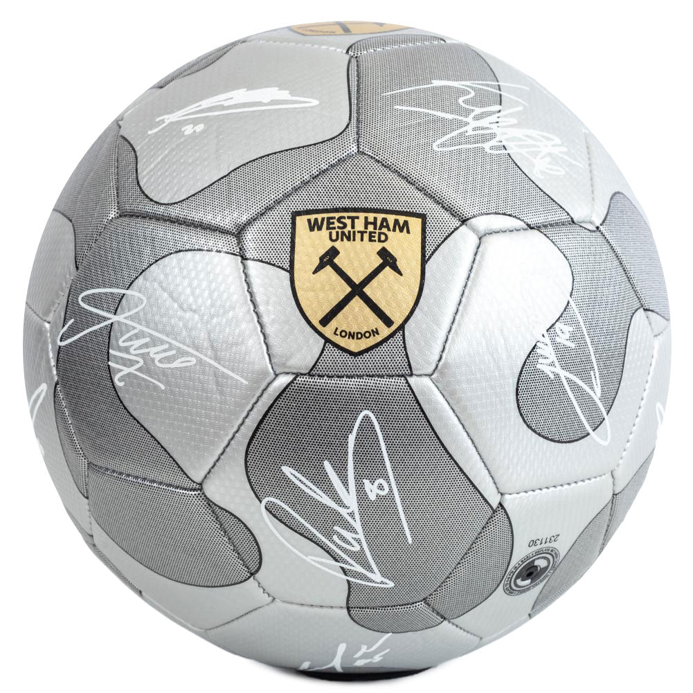 Official West Ham United FC Camo Sig Football