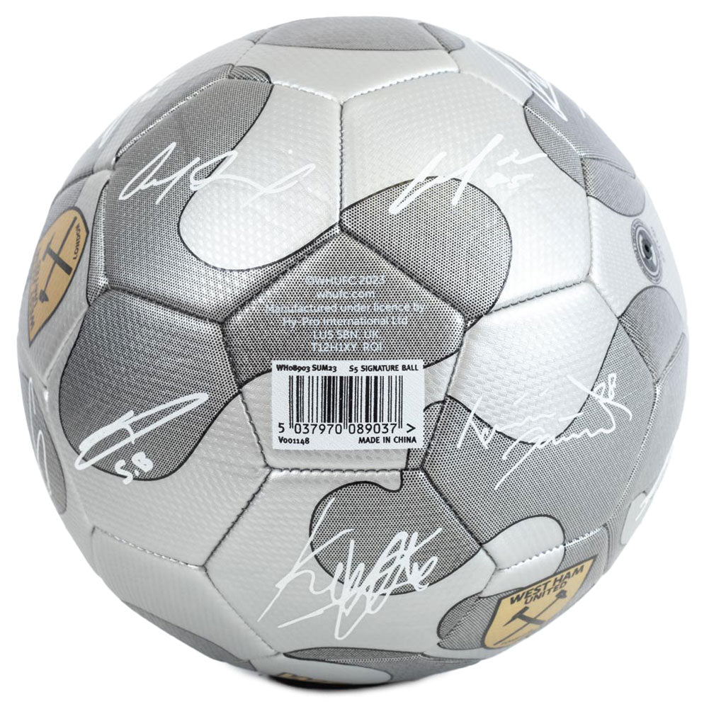 Official West Ham United FC Camo Sig Football