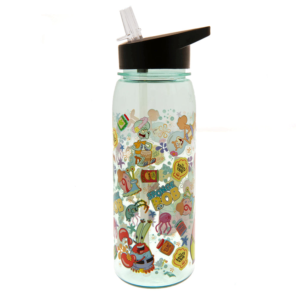 Official SpongeBob SquarePants Flip Top Drinks Bottle