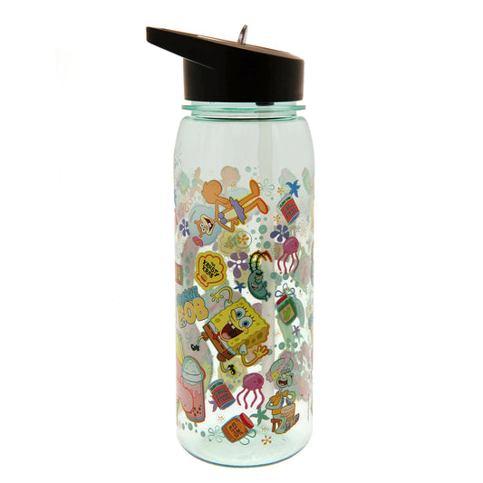 Official SpongeBob SquarePants Flip Top Drinks Bottle