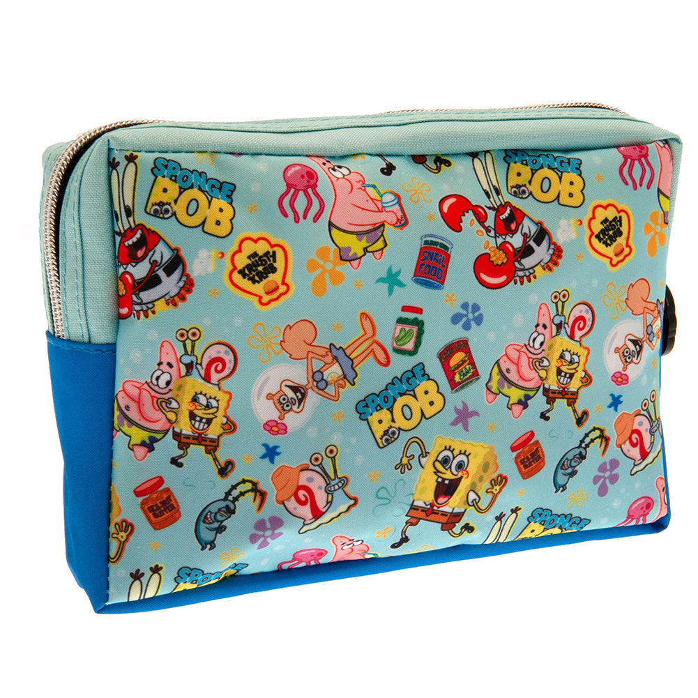 Official SpongeBob SquarePants Multi Pocket Pencil Case