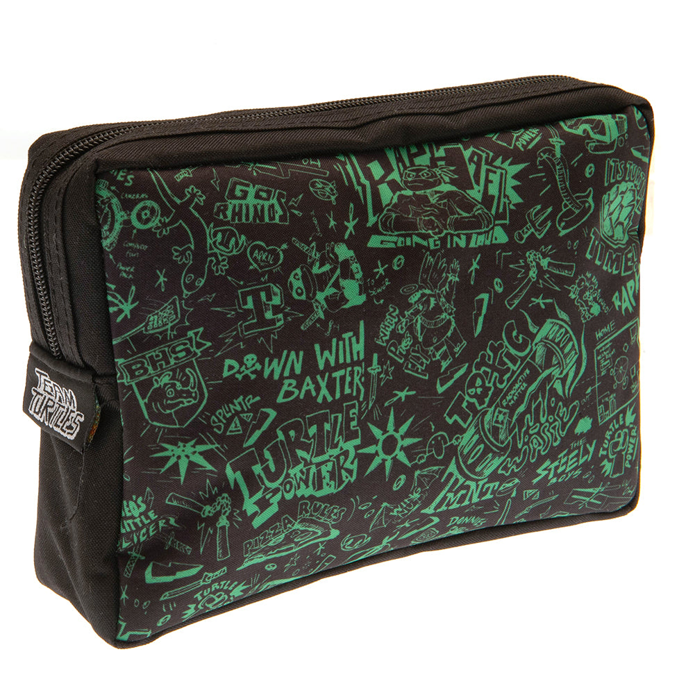 Official Teenage Mutant Ninja Turtles Multi Pocket Pencil Case