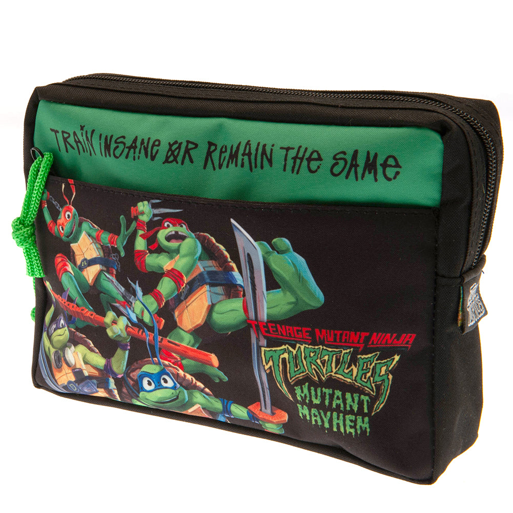 Official Teenage Mutant Ninja Turtles Multi Pocket Pencil Case