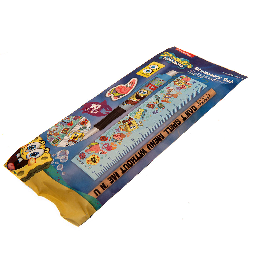 Official SpongeBob SquarePants 6pc Stationery Set