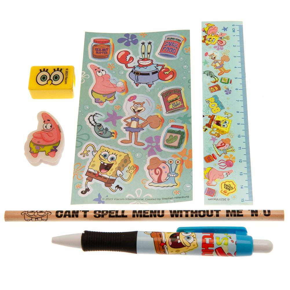 Official SpongeBob SquarePants 6pc Stationery Set