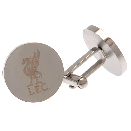 Official Liverpool FC Stainless Steel Round Cufflinks