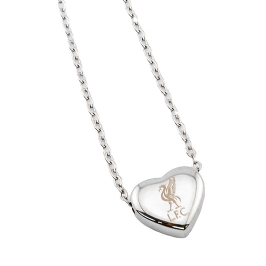 Official Liverpool FC Stainless Steel Heart Necklace