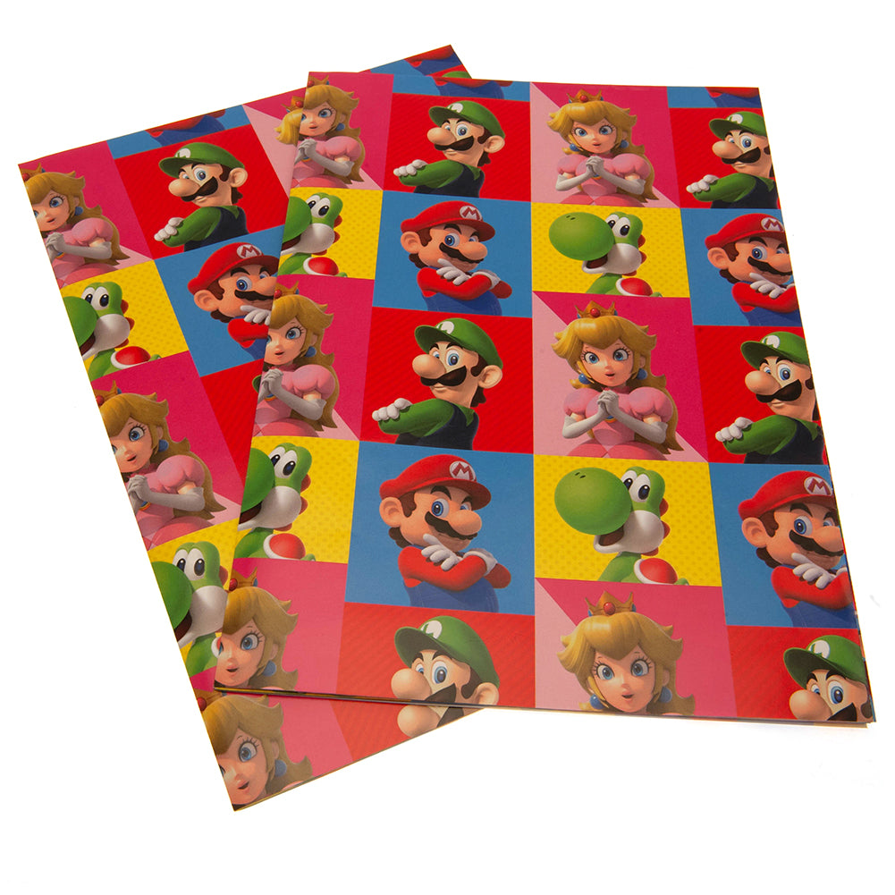 Official Super Mario Gift Wrap