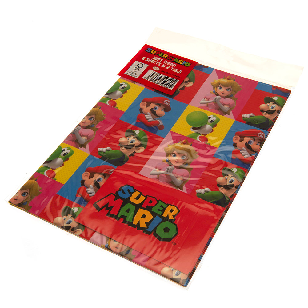 Official Super Mario Gift Wrap