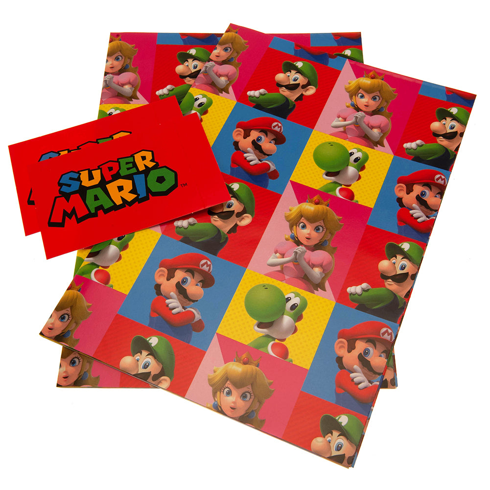 Official Super Mario Gift Wrap