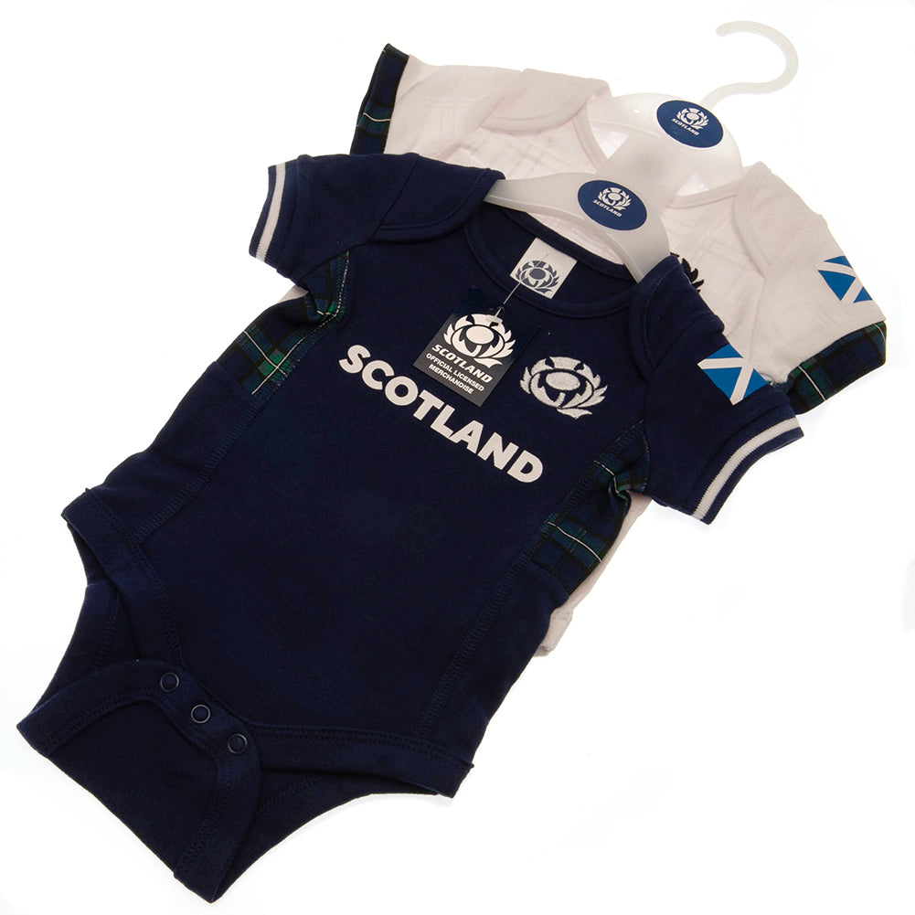 Official Scotland RU 2 Pack Bodysuit 3/6 mths GT