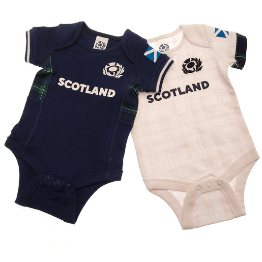 Official Scotland RU 2 Pack Bodysuit 0/3 mths GT