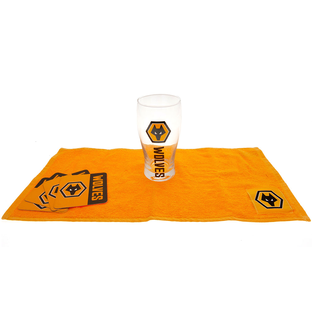 Official Wolverhampton Wanderers FC Mini Bar Set