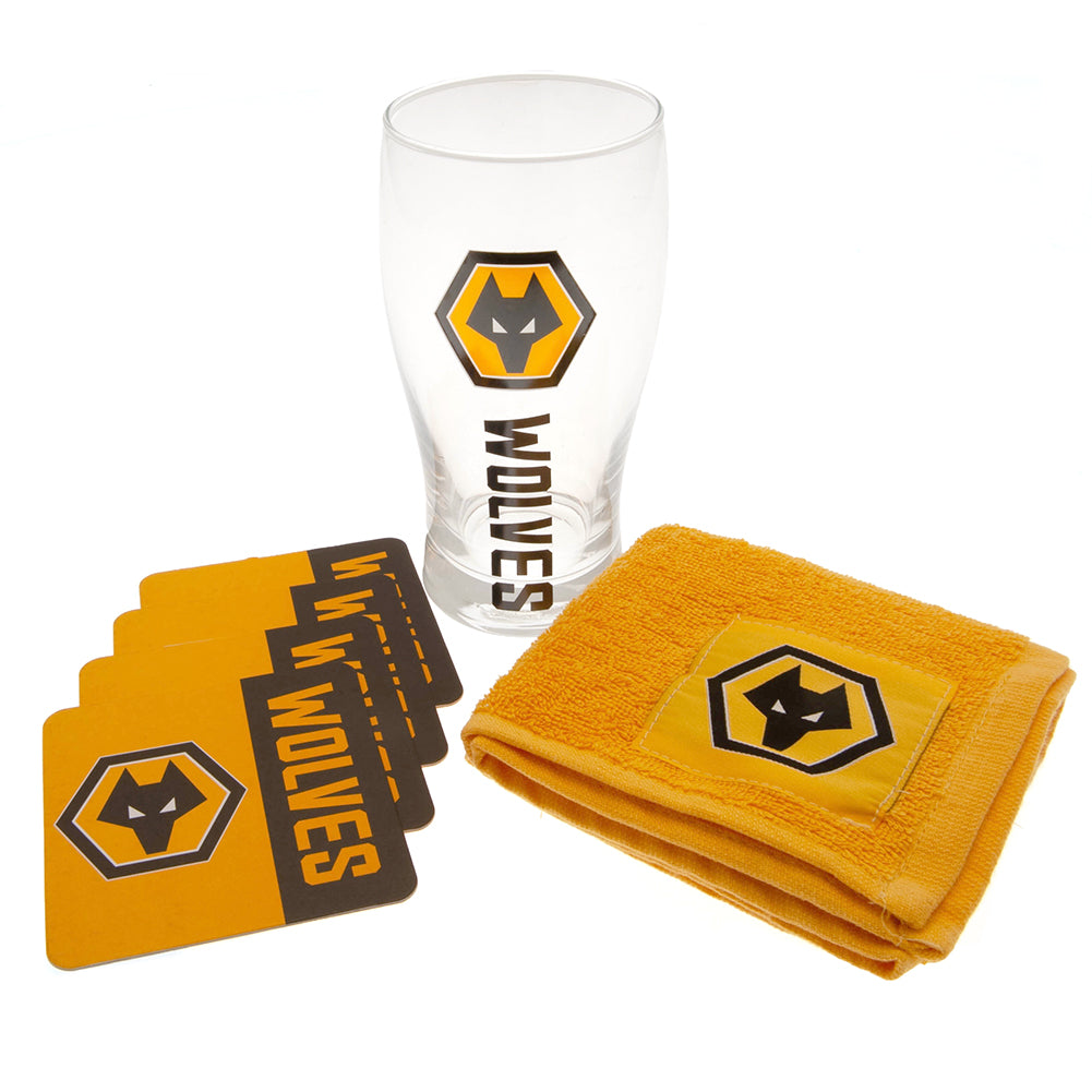 Official Wolverhampton Wanderers FC Mini Bar Set