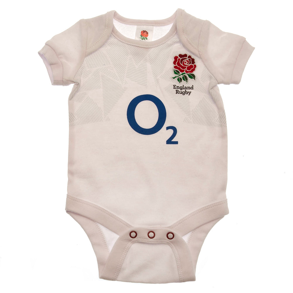 Official England RFU 2 Pack Bodysuit 3/6 mths PC