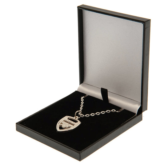 Official Arsenal FC Silver Plated Boxed Pendant CR