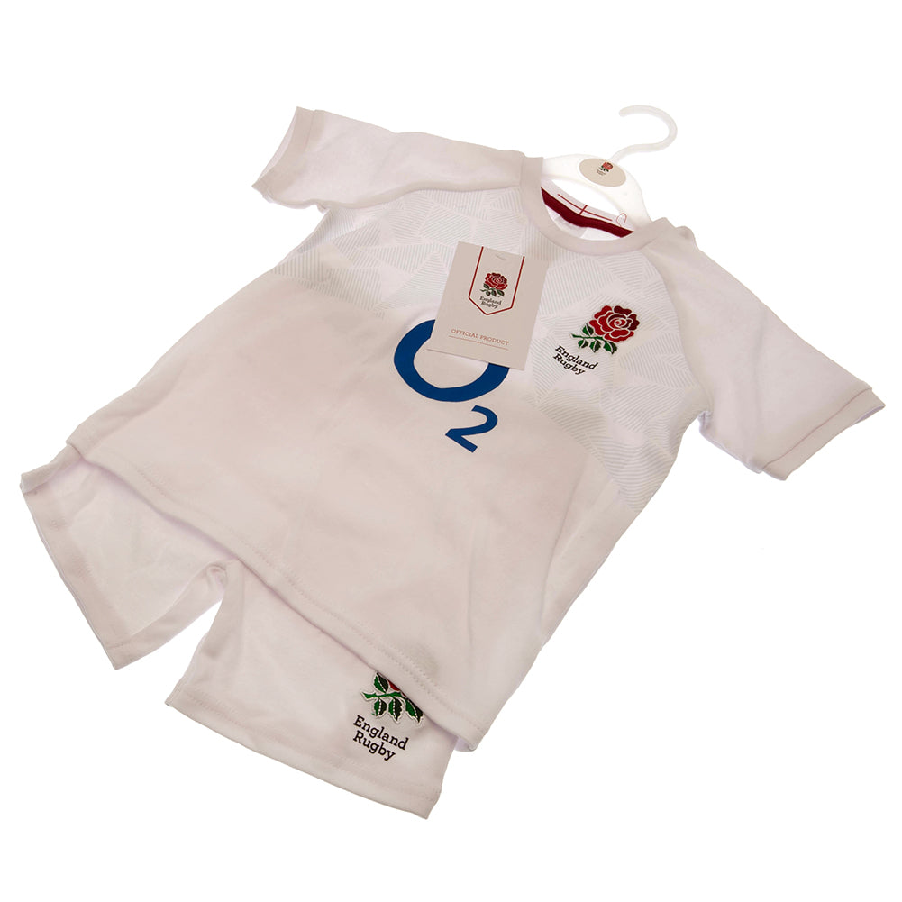 Official England RFU Shirt & Short Set 6/9 mths PC