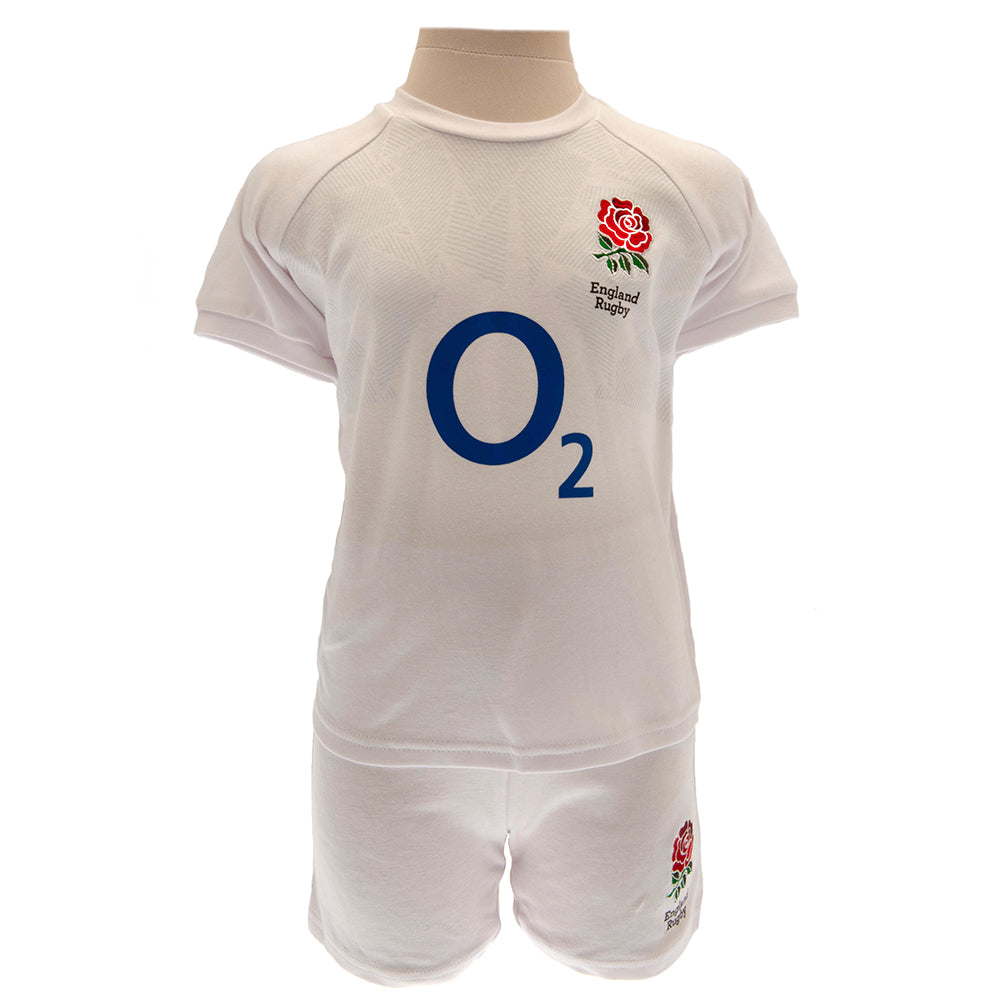 Official England RFU Shirt & Short Set 2/3 yrs PC