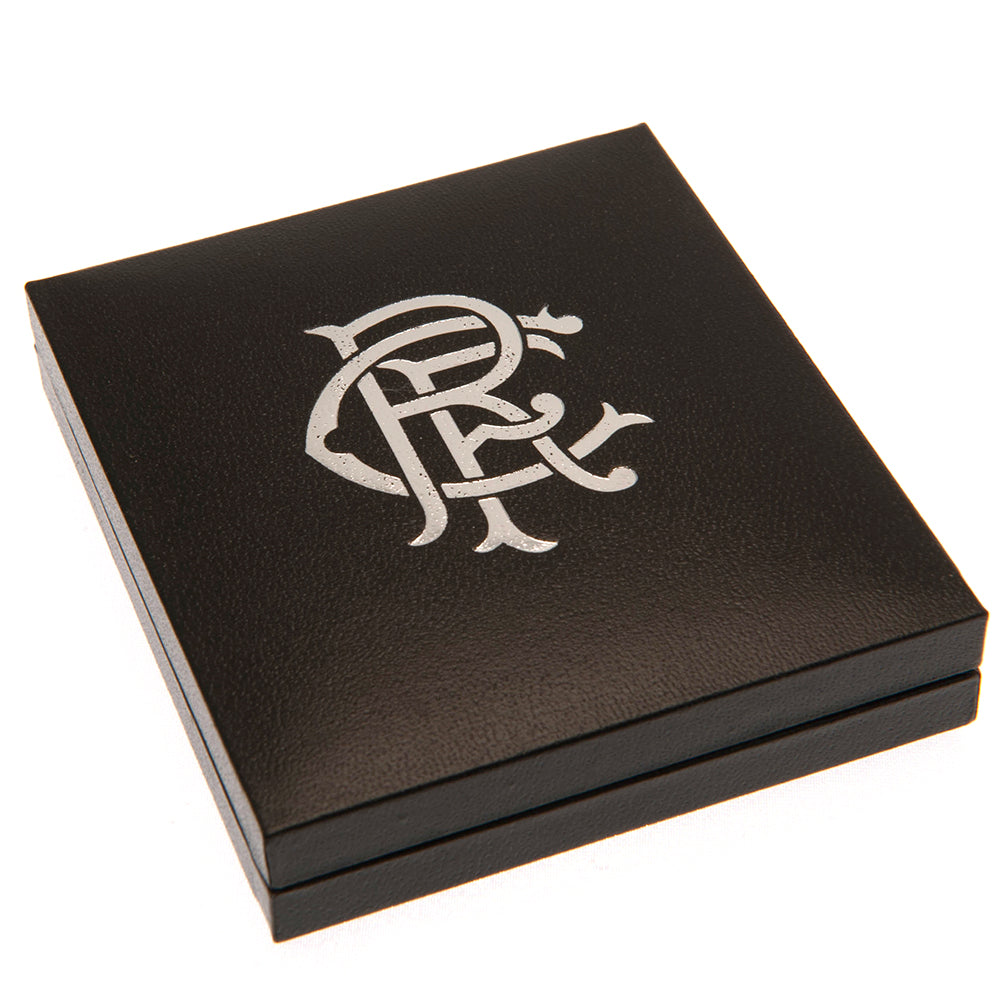 Official Rangers FC Silver Plated Boxed Pendant