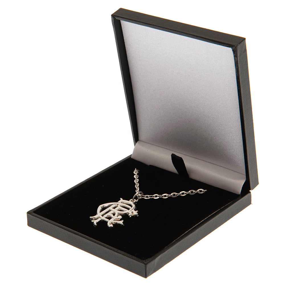 Official Rangers FC Silver Plated Boxed Pendant