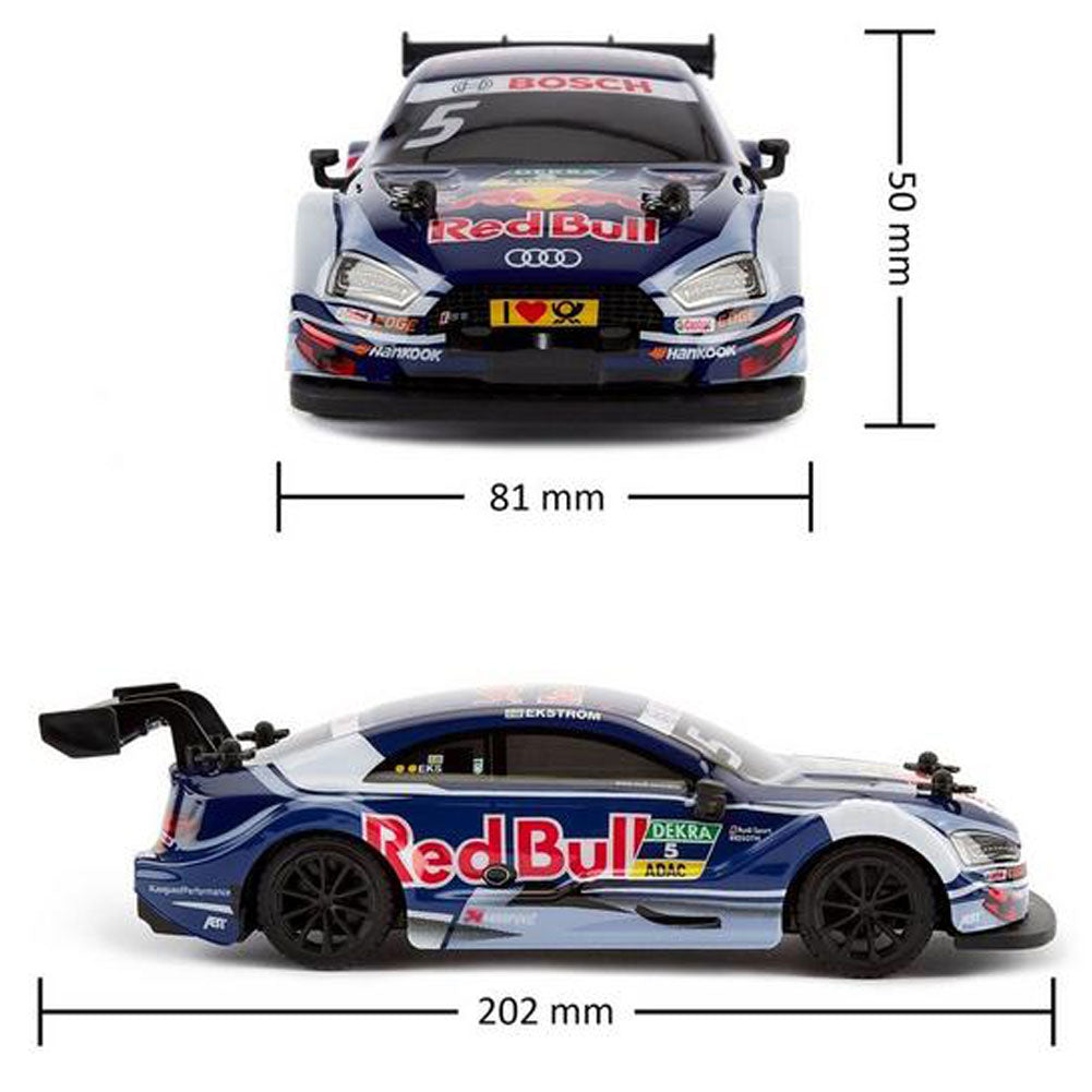 Official Audi DTM Blue Red Bull Radio Controlled Car 1:24 Scale